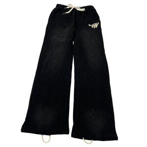 Wish Me Luck Off Duty Sweatpants in Black